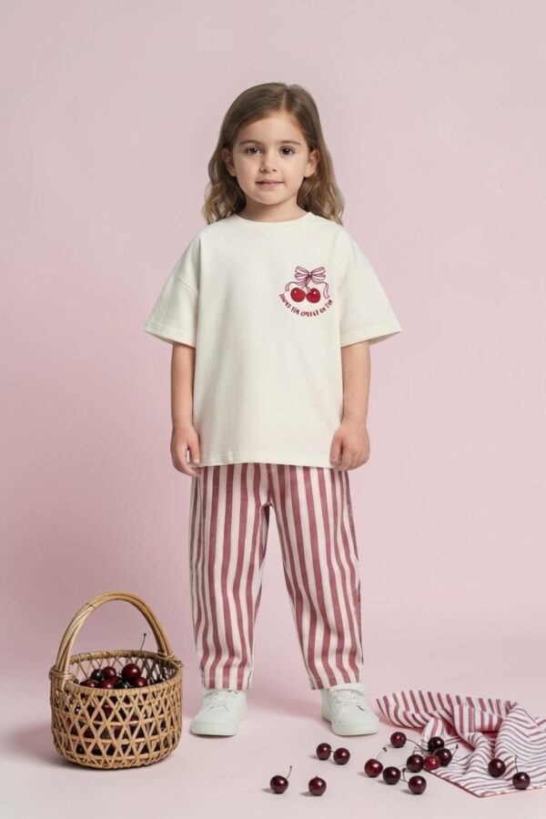 Cherry Print 2-Piece two-piece set, front